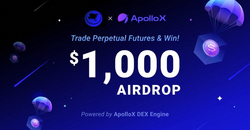 AsiaX x ApolloX: $1,000 Airdrop Event